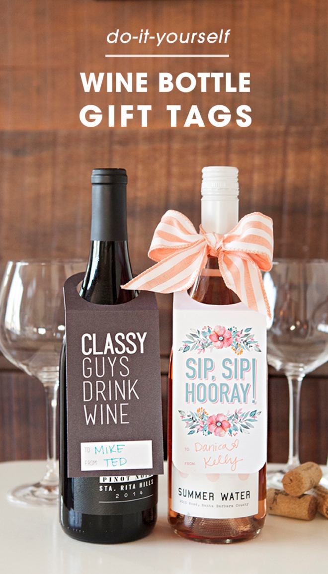 Check Out These FREE, Printable Wine Bottle Gift Tags!